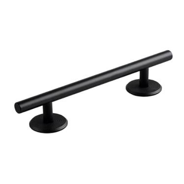 Imagem de harayaa Trilho redondo para mini skate de dedo, deck/rampa, ótimo presente original, acessório para treinamento de skate de dedo, Preto 20cm