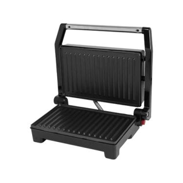 Imagem de Grill Elétrico Austin 110V em Inox – Sanduicheira Antiaderente com Aquecimento Rápido