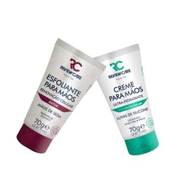 Imagem de Kit Creme Hidratante Esfoliante para as Mãos de Seda Detox + Creme Hid