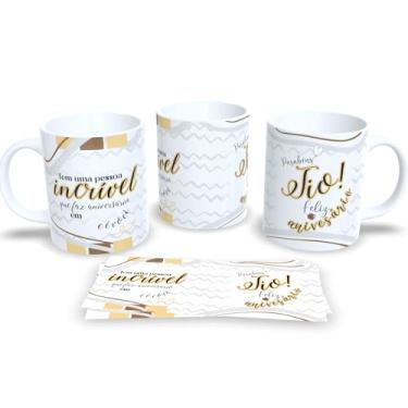 Imagem de Caneca Aniversário da Família Estampa Comemorativa Porcelana (Tio)