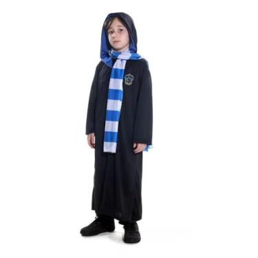 Imagem de Fantasia Harry Potter Infantil Casa Corvinal Com Cachecol