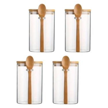 Imagem de IEUDNS Organizador de Potes para Especiarias, Utensílio de Cozinha Profissional, Suporte Reutilizável e Multifuncional, Ideal para Presentear, Frascos, 4 Peças