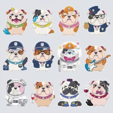 Imagem de Adesivo Decorativo de Animais Kawaii para Quarto Infantil - Cachorros Fofos em Roupas e Chapéus 30x30cm