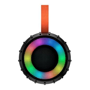 Imagem de Mini Caixa de Som Bluetooth KA-8556, Portátil, À Prova D'Água, 8W, 1200mAh, Suporte Cartão SD 32GB, 11.6x11.6x4.9cm