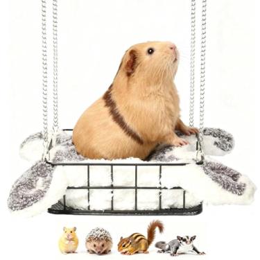 Imagem de Rede para animais pequenos, furão de rato, porquinho-da-índia, rede suspensa para gaiolas, animais pequenos, furões, ratos, para acessórios de gaiola