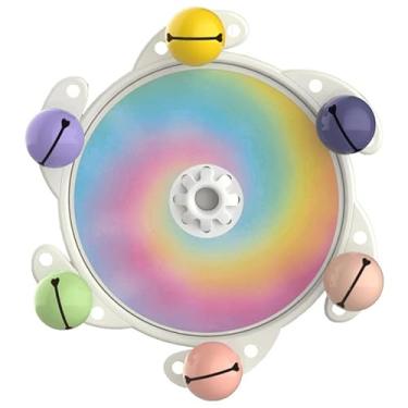 Imagem de Brinquedo Interativo para Papagaios Feather Fun Play Periquitos Calopsitas e Agapornis - Entretenimento de Mordida Estimulação Mental Acessório Aves com Mecanismo Rotação 360 Emissão Som Construção Au