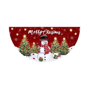 Imagem de Bandeira Decorativa Em Forma De Leque Para O Natal Ao Ar Livre Para Ca