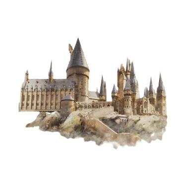 Imagem de Pôster De Lona Para Quarto Infantil, Castelo De Hogwarts, Casa De Abób