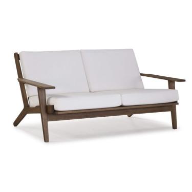 Imagem de Sofá para Jardim 2 Lugares Lótus Casa e Jardim Móveis Stain Castanho