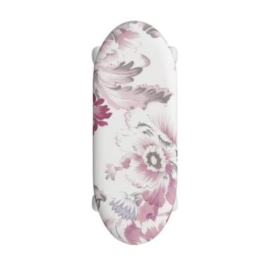 Imagem de Mini Tábua de Passar Roupa Portátil para Peças Delicadas – Leve, Resistente e Ideal para Viagens (Flores)