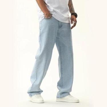 Imagem de Calça Bag Jeans Balão Carpenter corte Reto Larga - Kouck Urban, Jeans 