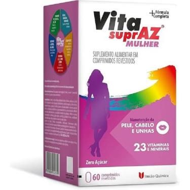 Imagem de Vita Supraz Mulher 60cps - União Química Sem Sabor, sem sabor