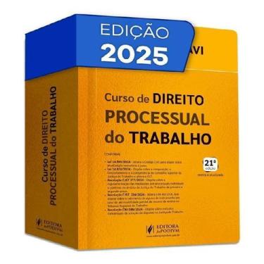 Imagem de Curso De Direito Processual Do Trabalho - (21Ed/25) Sortido - JUSPODIV