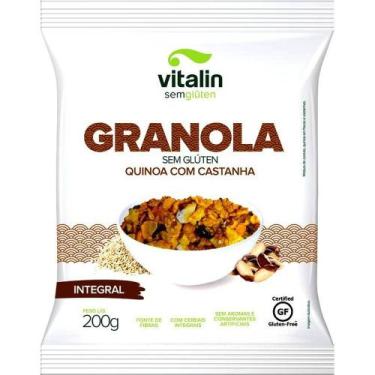 Imagem de Granola Quinoa e Castanha sem Glúten Vitalin 200g