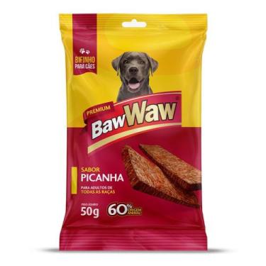 Imagem de Bifinho Baw Waw Para Cães Sabor Picanha 50g