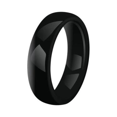 Imagem de Anel De Cerâmica De 6mm De Largura Para Homens E Mulheres, Aliança Hip