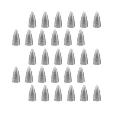 Imagem de Kit De 30 Pesos De Pesca Em Forma De Bala Com Ganchos De Explosão De N