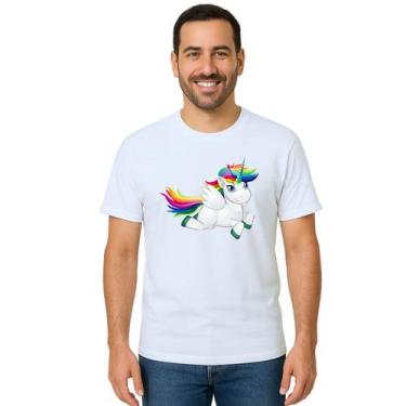 Imagem de Camiseta Unicórnio Flying Licorne Estampa Personalizada - Use P4, Bran