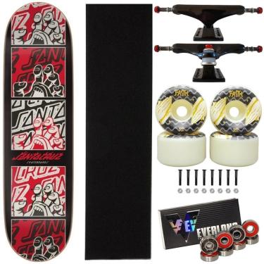 Imagem de Skate Santa Cruz Powerlyte Montado 8.0 Faith 56mm Evelong-Masculino