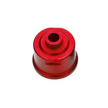 Imagem de MYHWDRNU Peças de carro RC compatíveis com Traxxas para Slash para VXL para Stampede para Remo 1/10 RC Car Upgrade Parts Metal Front Rear Differential Case (vermelho)