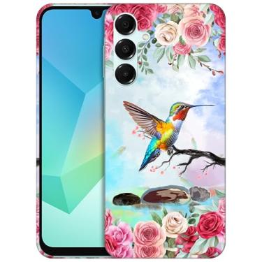 Imagem de GlamCase - Capa com suporte estampado de beija-flor rosa para A165G