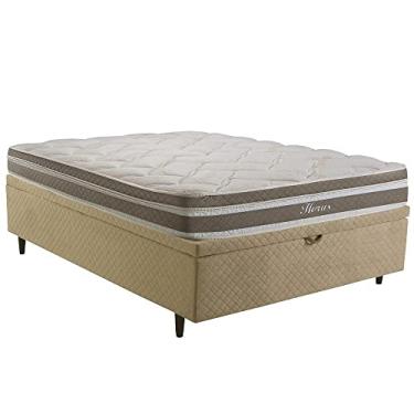 Imagem de Cama Box Baú Casal Herval Hórus, 74x138x188 cm, Molas Ensacadas