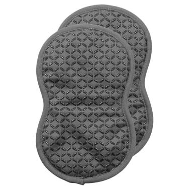 Imagem de All-Clad Suporte de panela premium: resistente ao calor até 500 graus - 100% algodão, almofada quente de 25 x 20 cm para cozinha e churrasco, pacote com 2, estanho