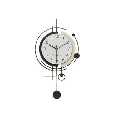 Imagem de x3anggyt5 Relógio de sala de estar para sala de estar relógio decorativo restaurante casa relógio de parede decoração de casa