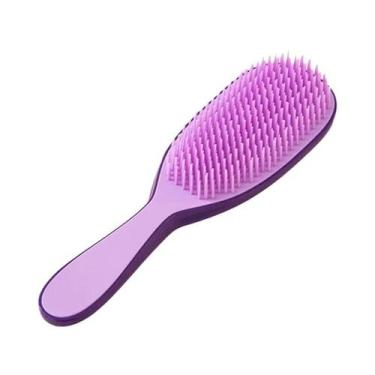 Imagem de Escova De Cabelo WANMEI Com Cabo Longo Para Massagem No Couro Cabeludo