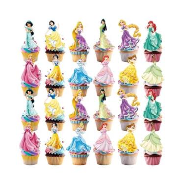 Imagem de Decorações Para Festa De Aniversário Com Tema De Princesa Da Disney, T