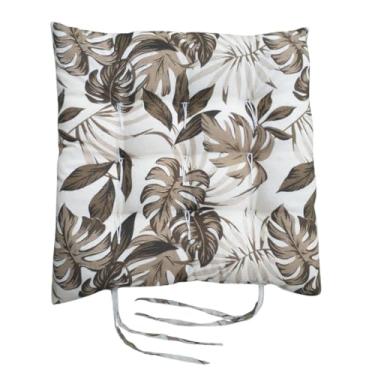 Imagem de Kit com 8 Almofadas Assento Futon Estampado Gorgurinho - com Amarril para Cadeiras e Bancos, Confortáveis e Duráveis, Versáteis para Casa e Eventos (EST 11)