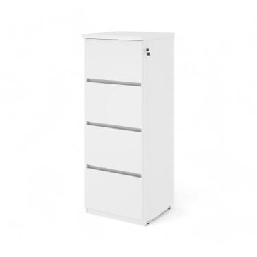 Imagem de Gaveteiro Arquivo 04 Gavetas Línea Branco