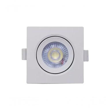 Imagem de Spot Led Quadrado Embutir 5w 3000k Direcional