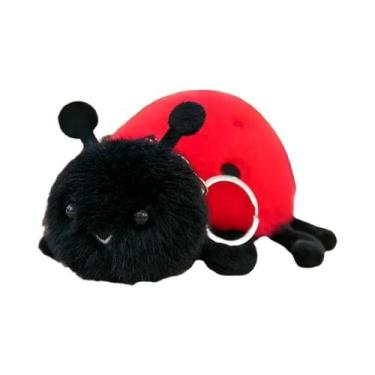 Imagem de Chaveiro De Pelúcia De Inseto Pequeno: Boneco Fofo De Caracol E Abelha