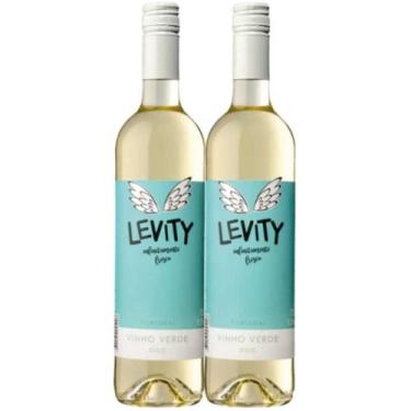Imagem de Kit 2 Garrafas Vinho Verde Levity Branco 750ml