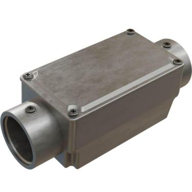 Imagem de Caixa de Derivação Fixa Conduletzel Sem Pintura Tipo C de 1.1-4 com Tampa E012020055 Wetzel Caix