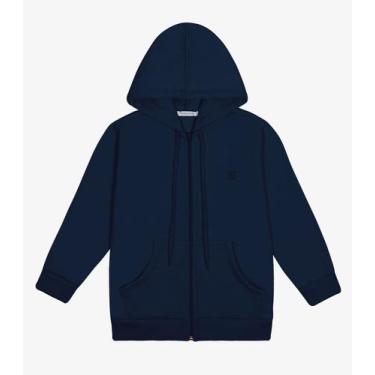 Imagem de Jaqueta Infantil Com Capuz Trick Nick Azul, 10, Azul