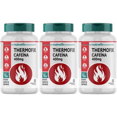 Imagem de Kit 3X Thermofix Cafeína - 60 comprimidos - Nutralin-Masculino