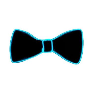 Imagem de Gravata Borboleta Neon LED Luminosa Para Homens, Acessório De Festa, H