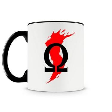 Imagem de Caneca God Of War Logo 2 Preta - Starnerd