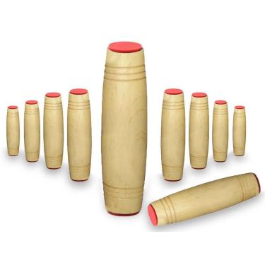 Imagem de Fidget Mokuru Stick Bastao Roller Anti Kit 10 Un