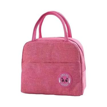 Imagem de Bolsa Térmica Isolada Para Almoço Com Papel Alumínio, Pacote De Gelo P