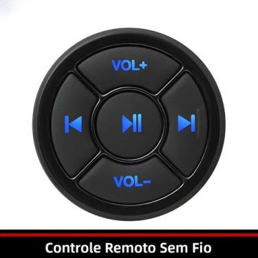 Imagem de Controle Remoto Universal Bluetooth Sem Fio Para Volante De Carro, Mot