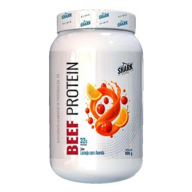 Imagem de Whey Beef Protein - 900g Laranja com Acerola - Shark Pro-Masculino