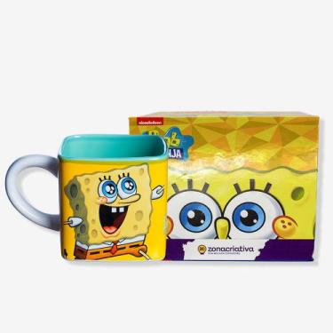 Imagem de Caneca Cubo Bob Esponja  Oficial  Nickelodeon - Zona Criativa