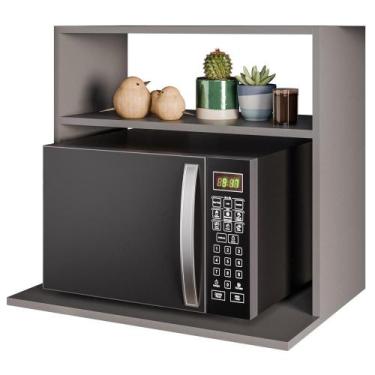 Imagem de Suporte Microondas Nicho Luara BP 60 cm Eratto Moveis - Milani Store, 
