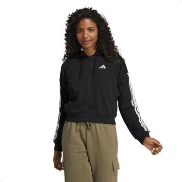 Imagem de Jaqueta Adidas Feminina Moletinho Essentials Três Listras-Feminino