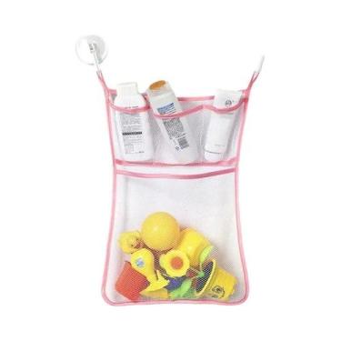 Imagem de Organizador De Brinquedos De Banho Para Bebês, Bolsa De Rede De Secage