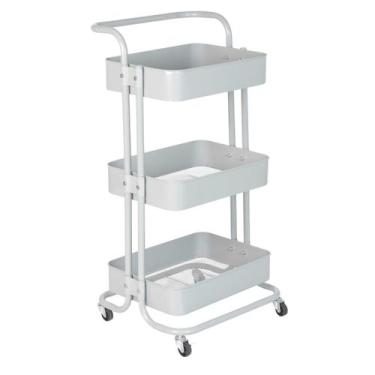 Imagem de Laraz, Carrinho organizador Berlim cozinha escritório quarto 3 pratele