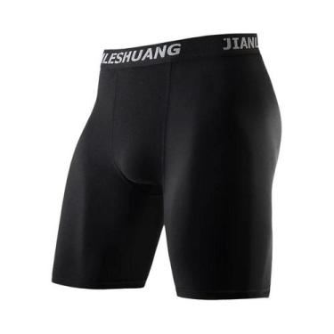 Imagem de Shorts De Ciclismo Clássicos Masculinos Em Preto E Branco, Tamanhos Mú